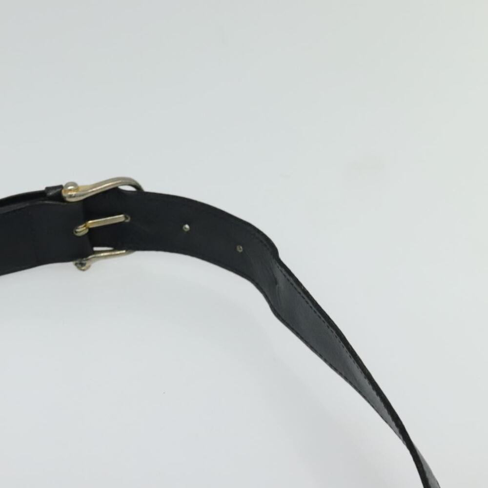 CELINE Shoulder Bag Leather Navy Gold - Picture 8 of 13
